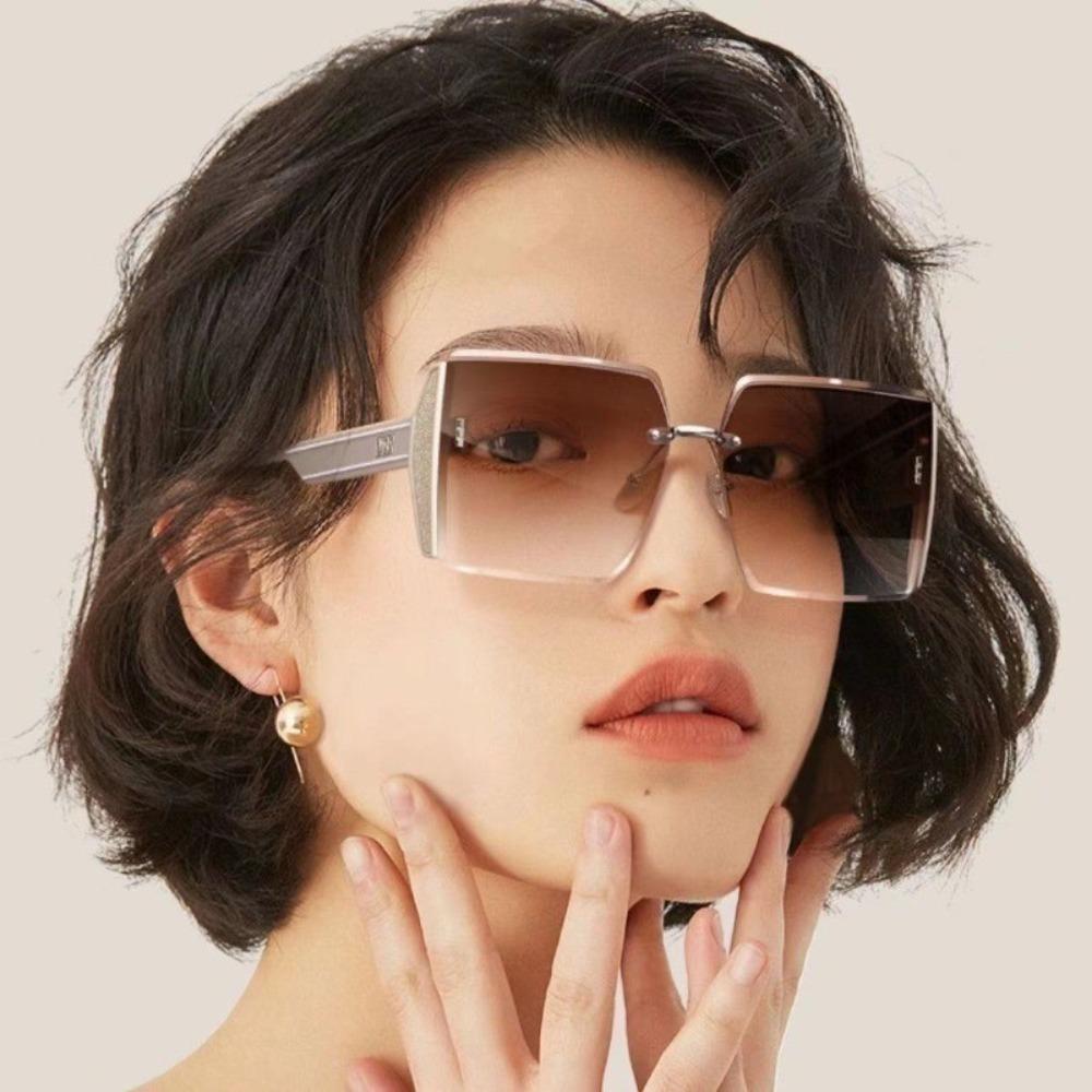 Korean Sunglasses for Women Fashion Shades for Women UV400 Anti-UV Gradient Summer Eyeglasses