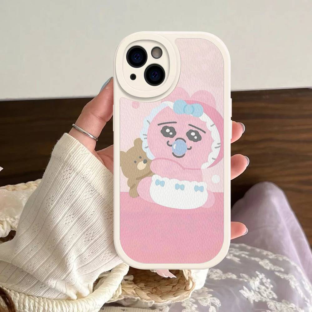 

Cute Opanchu U-Usagi Cute Phone Case For IPhone 16 15 14 11 12 13 Pro Max Plus Back Leather Shell iPhone 16 pro