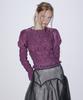 Obeodyupeulleeo Smocked Puff Blouse_Rose Grape