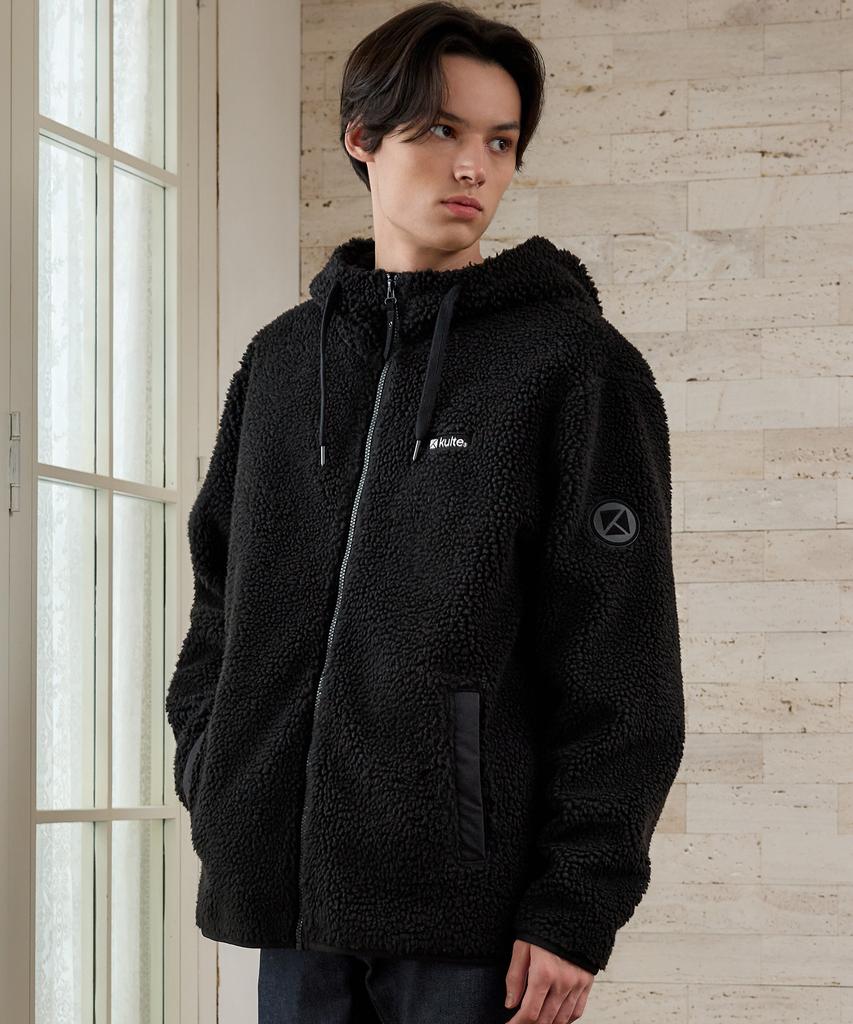Kulte Windproof Sherpa Fleece Black