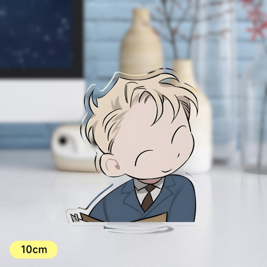 Hot Korean Cartoon BL Manga Anime Roses and Champagne Acrylic Stand Figure Standing Desktop Display Fans Collection Jewelry Gift