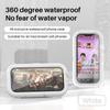 360 ° Rotatable Bathroom Waterproof Phone Case Bathroom Shower Drama Chasing Tool Kitchen Wall Hanging Lazy Person Bracket (Green)