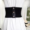 Stretchy Cinch Belt For Dresses Buckle Slimming Body Belts for Women Elastic High Waist Hiphop Rock Nightclub Sexy Jeans