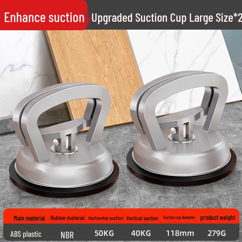 Aluminum Buckle Suction Cup Lifter for Ceiling, Tile, and Glass Installation