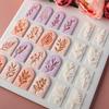 7Pcs Botanical Leaf Pattern Clay Earring Molds Set Fresh Plant Vine Leaves Clay Cutters Tools For Earring Pendant Jewelry Making