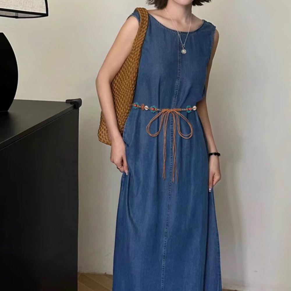 Woven Dress Waist Chain Jeans Decor Ethnic Style Braided Headband Vintage Bohemia Hair Band  Daily