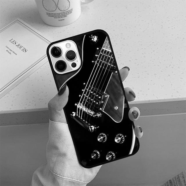 Musical Violin Guitar Phone Case For iPhone 17 Air 14 15 16 13 12 Max Cover For Apple 14 15 16 11 Pro Max Plus Coque