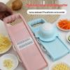 Multifunctional Stainless Steel Vegetable Cutter & Grater - Ideal for Kitchen Beginners