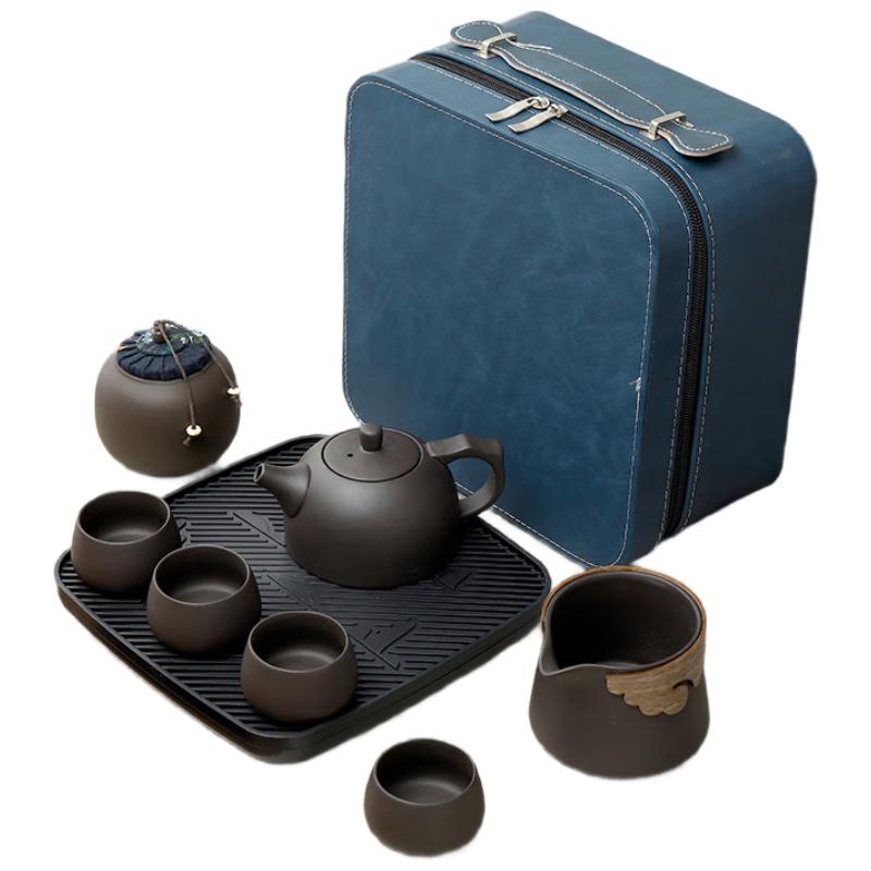 Wo Ding Zisha Travel Kung Fu Tea Set