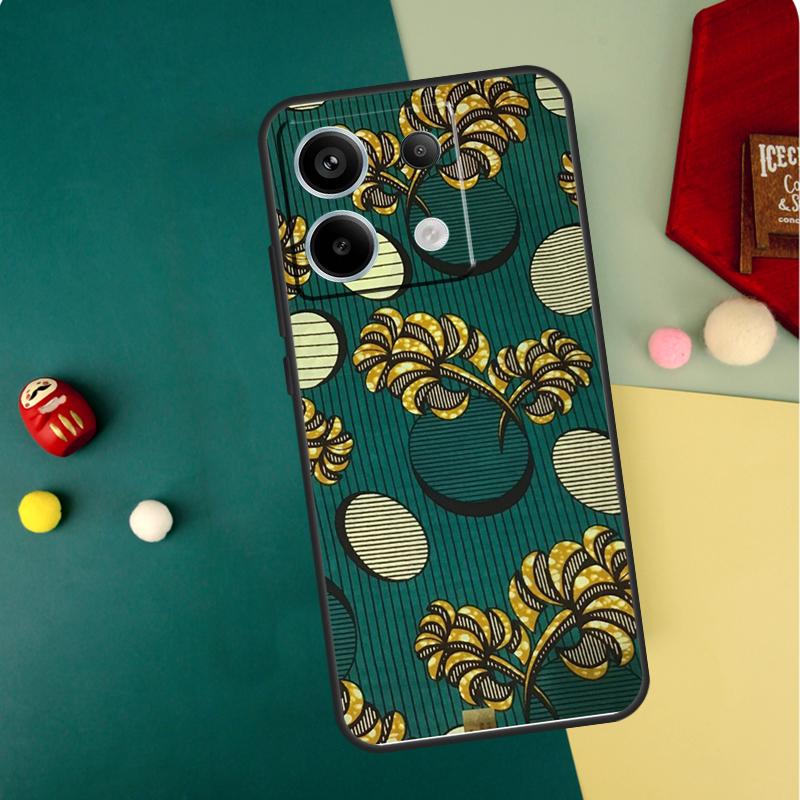 African Wax Print Design Case For Xiaomi Redmi Note 13 14 12 11 10 15 Pro Plus Redmi 13 15 14C 13C 15C 10C 12C Funda