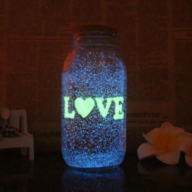 

1 Bag 10g Glow In The Dark Fluorescence Sand Party Bright Paint DIY Star Wishing Bottle Particle Luminous Toys for Children Gift різнокольоровий