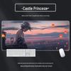 Extra Large Anime Esports Mouse Pad with Stitched Edges for Men and Women, Computer Desk Mat and Keyboard Pad