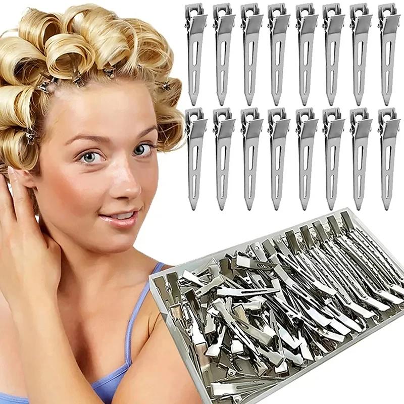 50Pcs Professional Ladies Salon Fixed Hair Pin 4.5Cm Metal Hair Clips Hair Root Fluffy Clips Diy Tools Hair Accessories