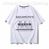 SAKAMOTO DAYS T Shirt Taro Sakamoto Shin Asakura Lu Shaotang Stampa Cartoon T-shirt Harajuku Anime Cotone Manica Corta Top