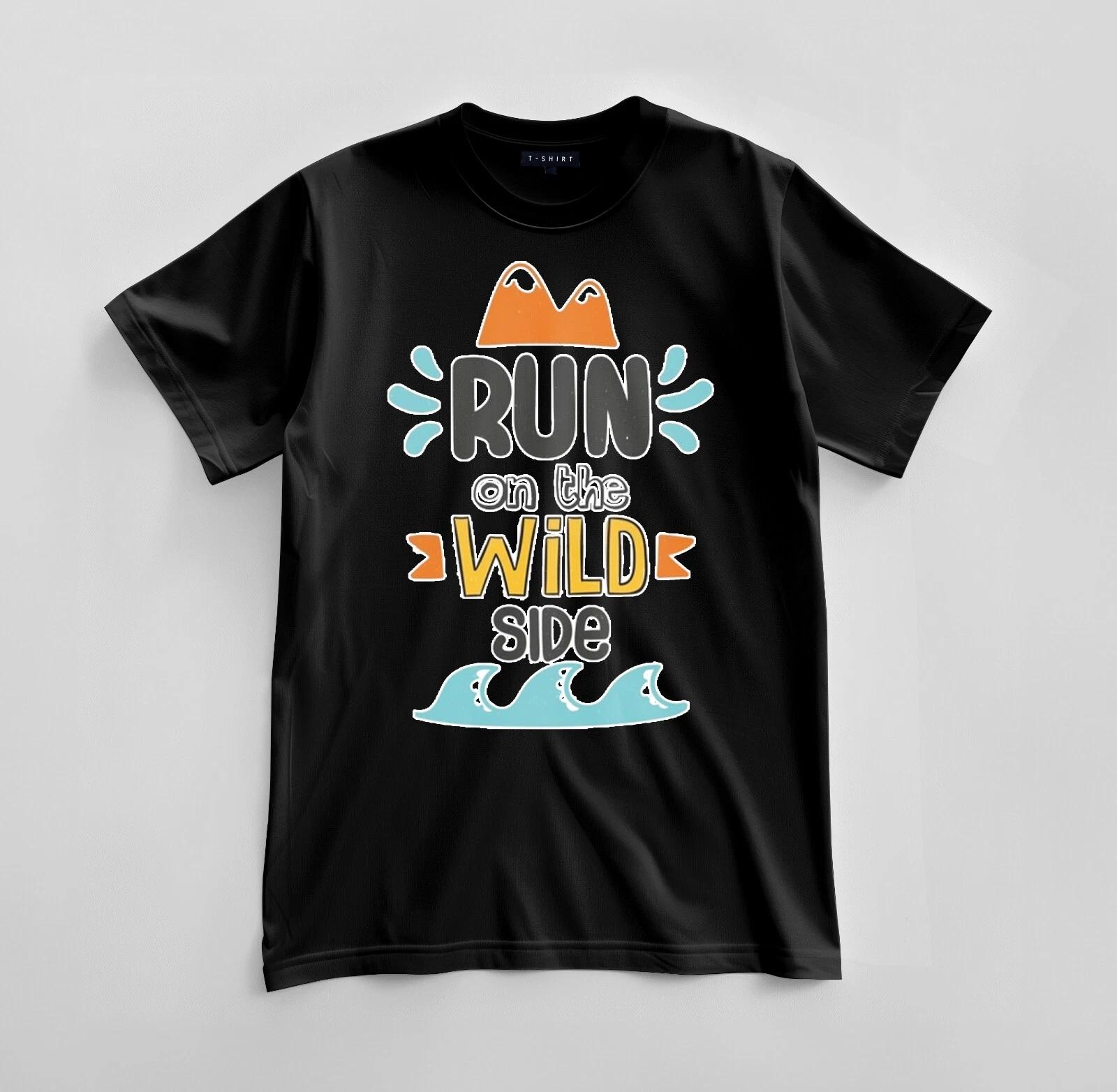 

Custom Run on the Wild Side T-shirt Design Unisex Jersey Short Sleeve Tee XL