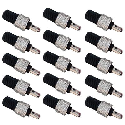 Bicycle Valve Set of 15 Valve Convenient Air Inflator Light Inflator No Rubber Required English Super Valve Aluminum Alloy Cap Easy To Replace Bicycle