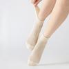 Pure Cotton Women's Summer Thin Mesh Sweat-absorbing, Breathable, Antibacterial and Deodorizing All-cotton Mid-calf Socks