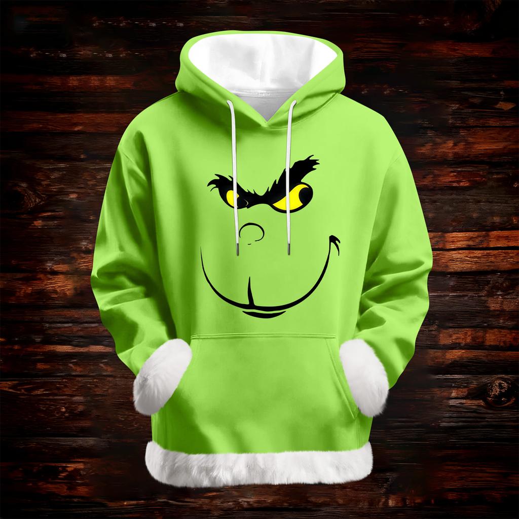 Women's Casual Fashion Print Long Sleeve Hooded Sweatshirt Top