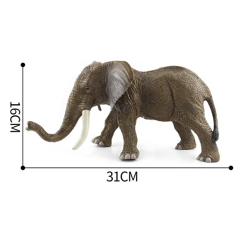 Premium Quality Pvc Elephant Animal Model With Exquisite Design For Display And Gifting