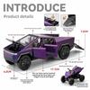 1:32  Cybertruck Alloy Die-Cast Model Car with Pull-Back Action, Sound and Light Effects - Simulation Toy for Boys