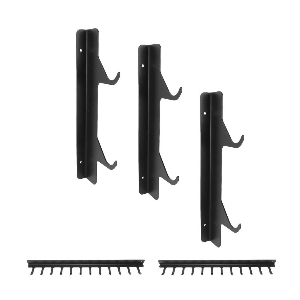 Pull Down Bar Storage Rack Wall Mounted Home Gym Storage   for Workout Equipment