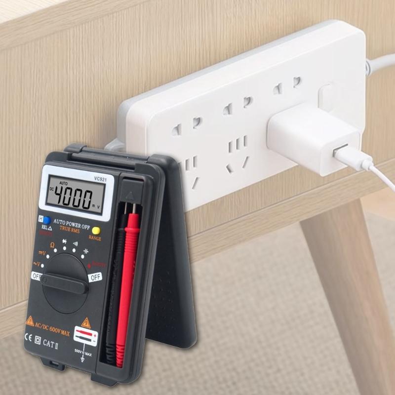 Portable Digital Multimeter with Data Hold User Friendly Device for Home Repair Circuit Testing & Electronics Debugging