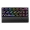 Asus ROG Strix Scope II 96 Wireless Gaming Keyboard with Streaming Lubricated ROG NX Snow Mechanical ROG Keyboard Silicone Angle Wrist US FPS Tri-Mode