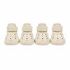 4 Pieces Dog Shoe with Hook-and-Loop Strap Breathable Paw Protector Lightweight