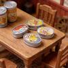 5pcs Miniature Dollhouse Supermarket Convenience Store Simulation Mini Can Model Ornaments Dollhouse Decoration Accessories