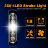 4/6LED Strobe Warning Light Emergency Lamp Flashing Signal Traffic Light Police Lamp Beacon Lamp White Yellow for Truck 12V/24V