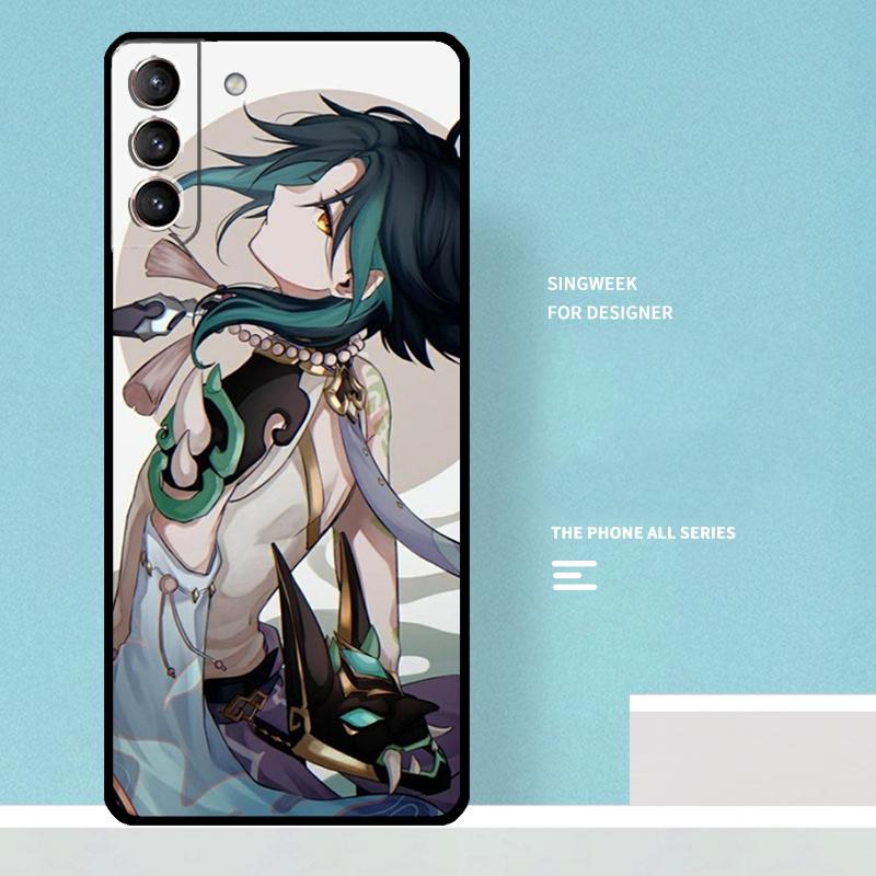 Genshin Impact Xiao Case For Samsung Galaxy S25 Ultra S25 FE S20 S21 S22 S23 Plus S9 S10 S24 Ultra Phone Cover