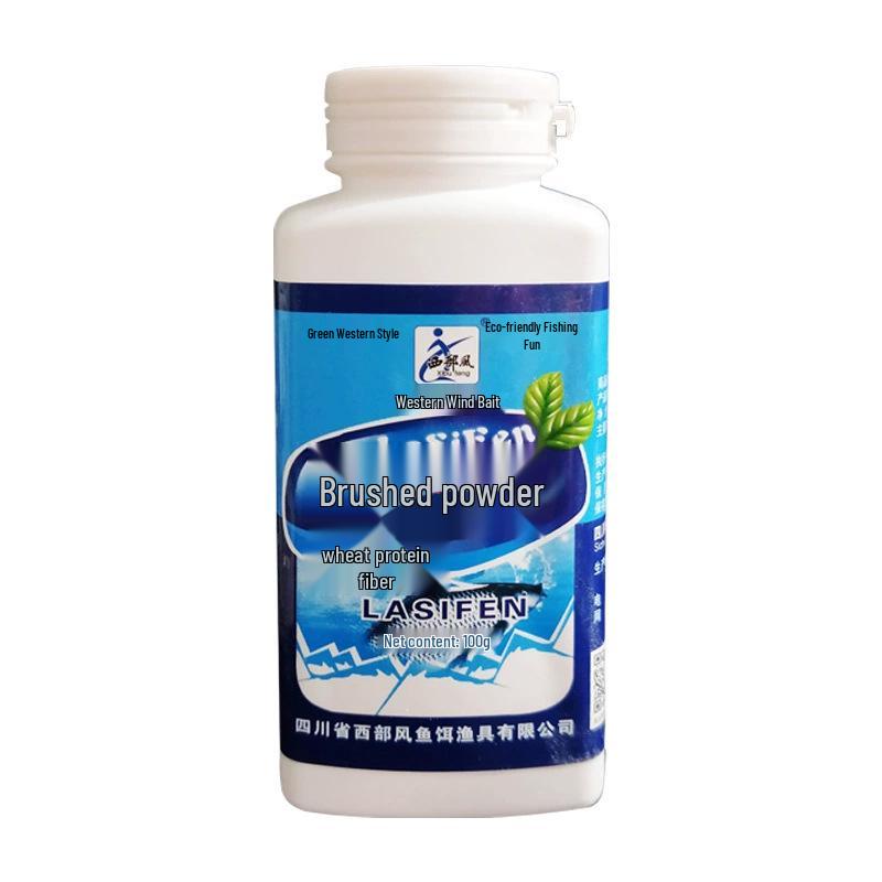 Westlicher Angelköder-Fädelpuder - Weizenprotein-Faserzusatz, 100g