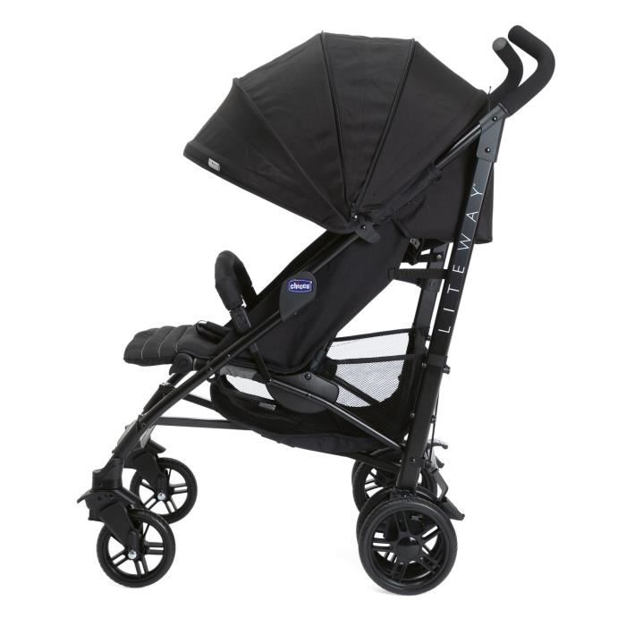 Poussette Liteway 4 Jet Black - CHICCO - Poussette citadine - Mixte - Jusqu'à 22 kg - Bébé