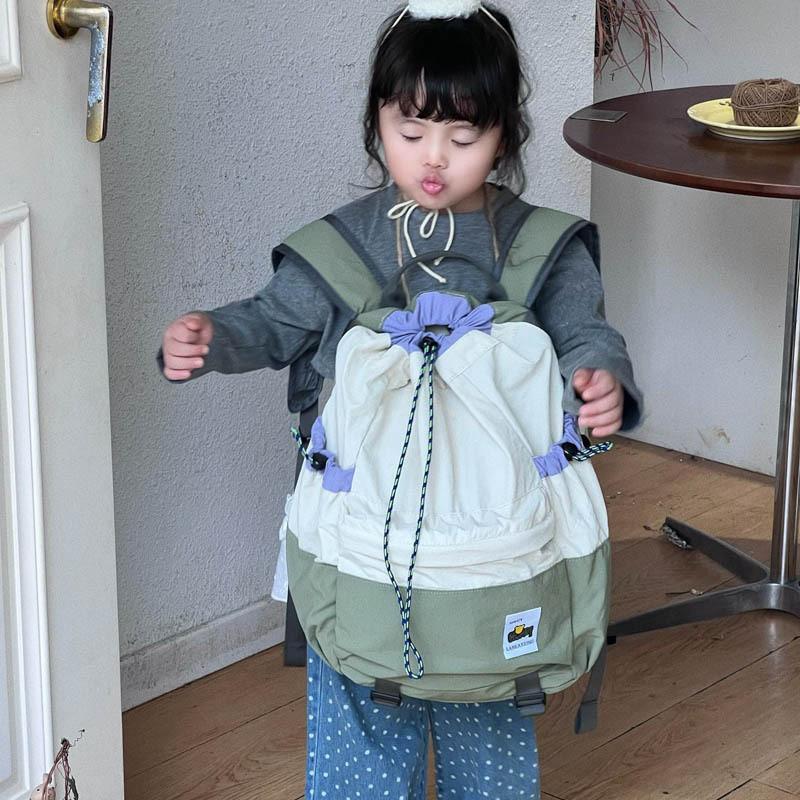 Trendy Geometric Pattern Canvas Backpack For Boys And Girls With Breathable Design