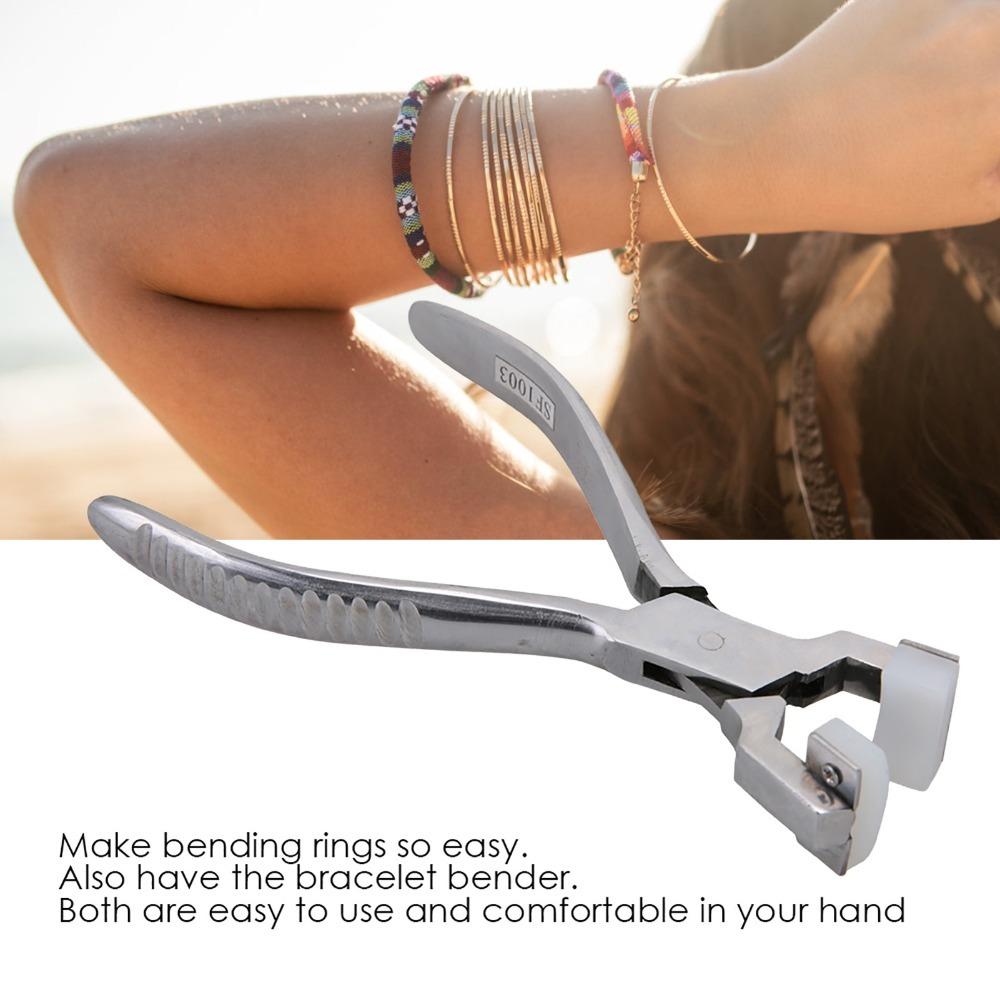 Curved Plier Bending Plier Leverage Design Nylon Jaws Plier Forming Spring Optical Optician