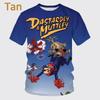 Moda Estiva Personaggio dei Cartoni Animati Stampa 3D T-shirt a Maniche Corte da Uomo Hip-hop Unisex Casual Girocollo T-shirt Top Streetwear
