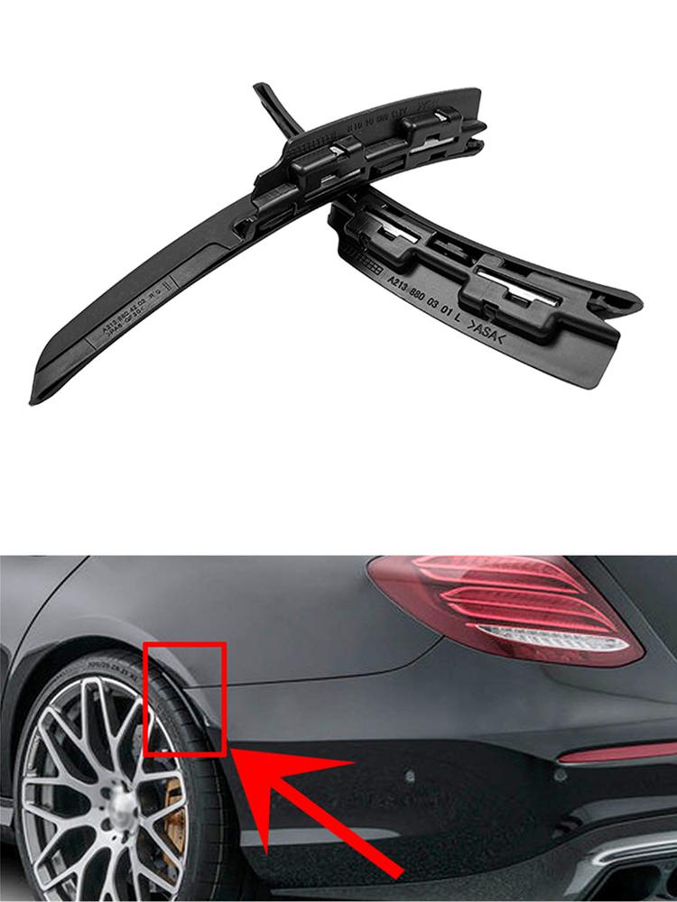 Rear Bumper Trim Fender Flare Extension Wheel Eyebrow Lip For Mercedes W213 E200 E250 E300 E400 E53 E63 E43 AMG Line 2016-2022