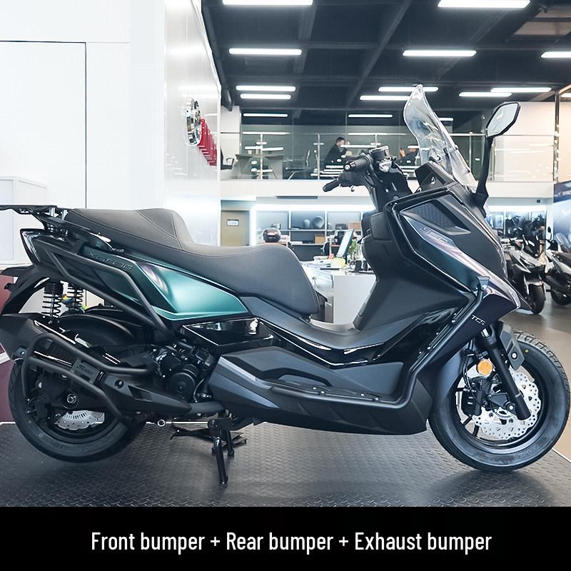 Compatible with 25 Kymco S250/S350 Models: Front/Rear Bumper, Exhaust Guard, Luggage Rack, Backrest Modified Parts.