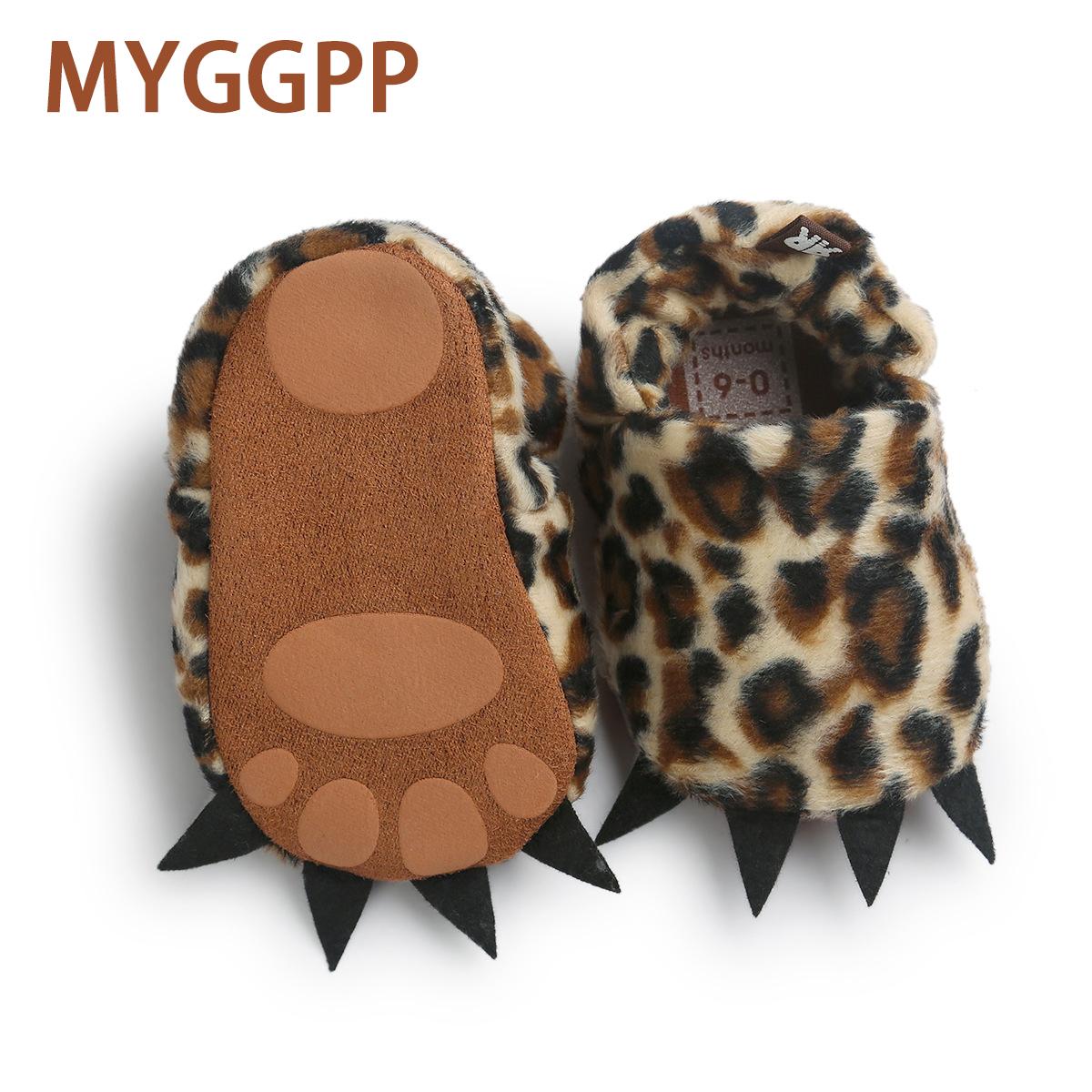 

MYGGPP осенне-зимняя обувь с лапами, детская обувь, хлопковая обувь, детская обувь, обувь для малышей, теплая обувь с мягкой подошвой для детей 0-1 года