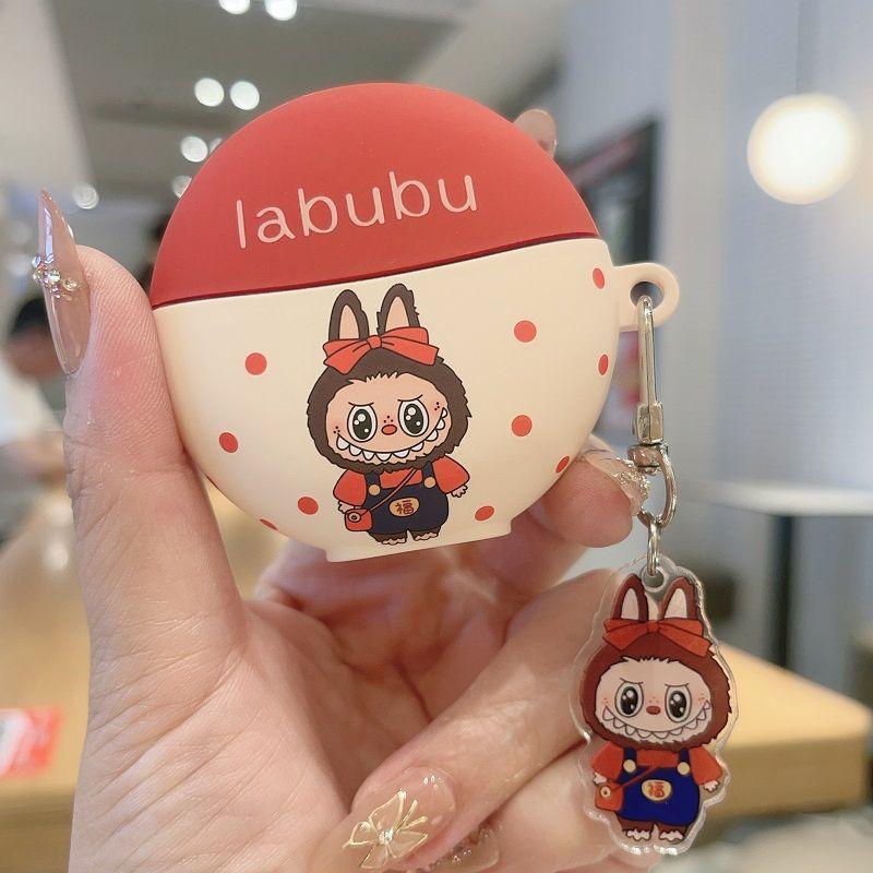 

для S8s Bluetooth Беспроводных Наушников Чехол Serena S6spro Защитный Чехол Матовый S6s Чехлы для Наушников Sanag Раздельный Мягкий Чехол Sanag Ударопрочный Sena s6s [Red cloth] headphone cover + pendant