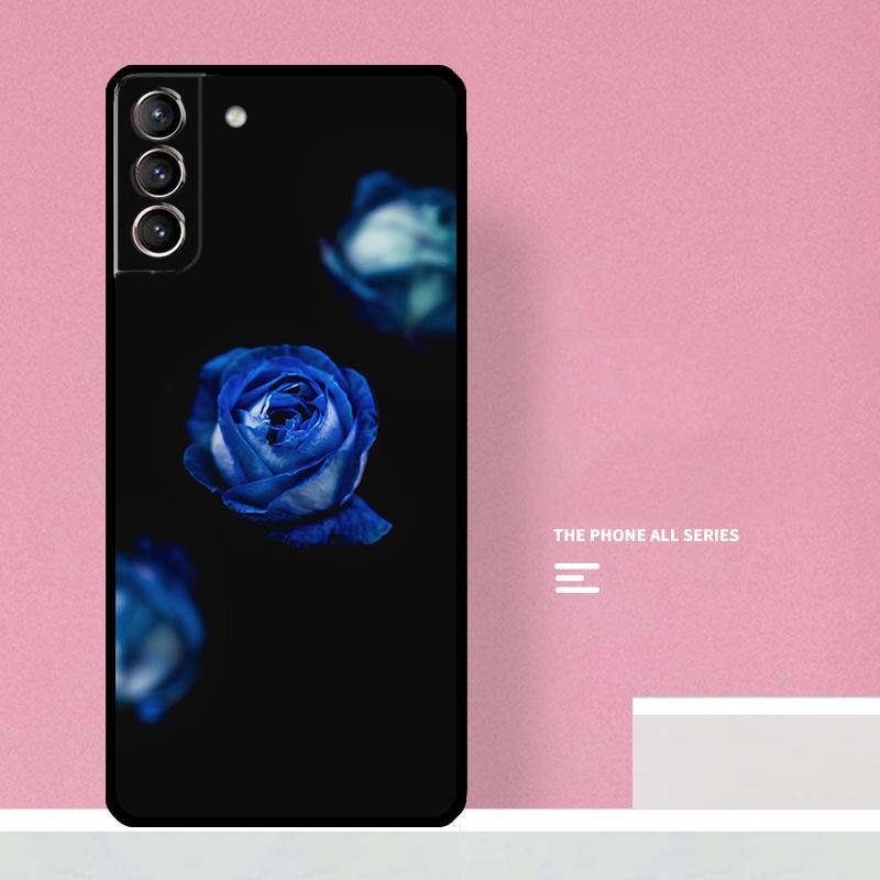 Blaue Rose Kunst Handyhülle Für Samsung Galaxy S26 S25 S24 S20 S21 S22 S23 Ultra S10 Plus S25 FE Hülle Coque