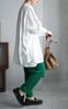 Goldene Japan Plus Size Tunika mit Schlüsselloch, langen Dolman-Ärmeln, perfekt für den Herbst und Damen, Hals, Ärmel, Ärmel, Stretch, Frühling, bai-0139, 4L-5L, Off-White