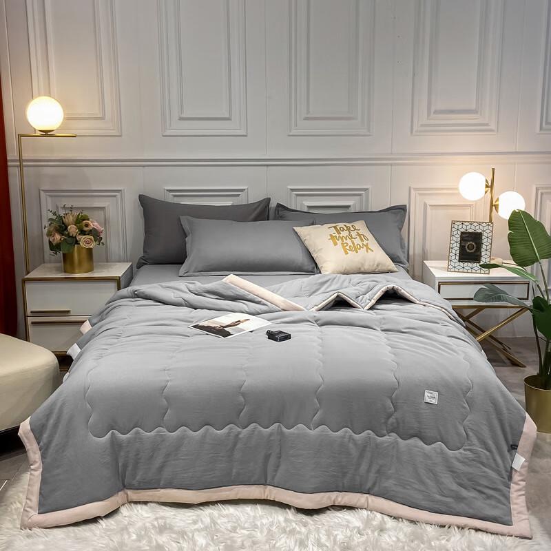 

Gong Xiansheng Japanese Style Washed Cotton Summer Quilt