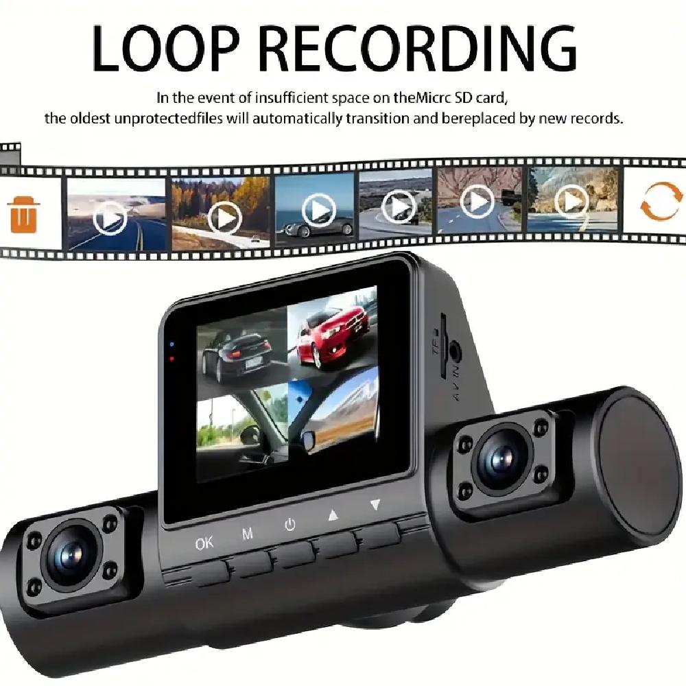 4channels HD1080P Dashcam 2inch IPS Car Camera Night Vision Recording Auto DVR Loop Dash Recorder Vehicle Accessories