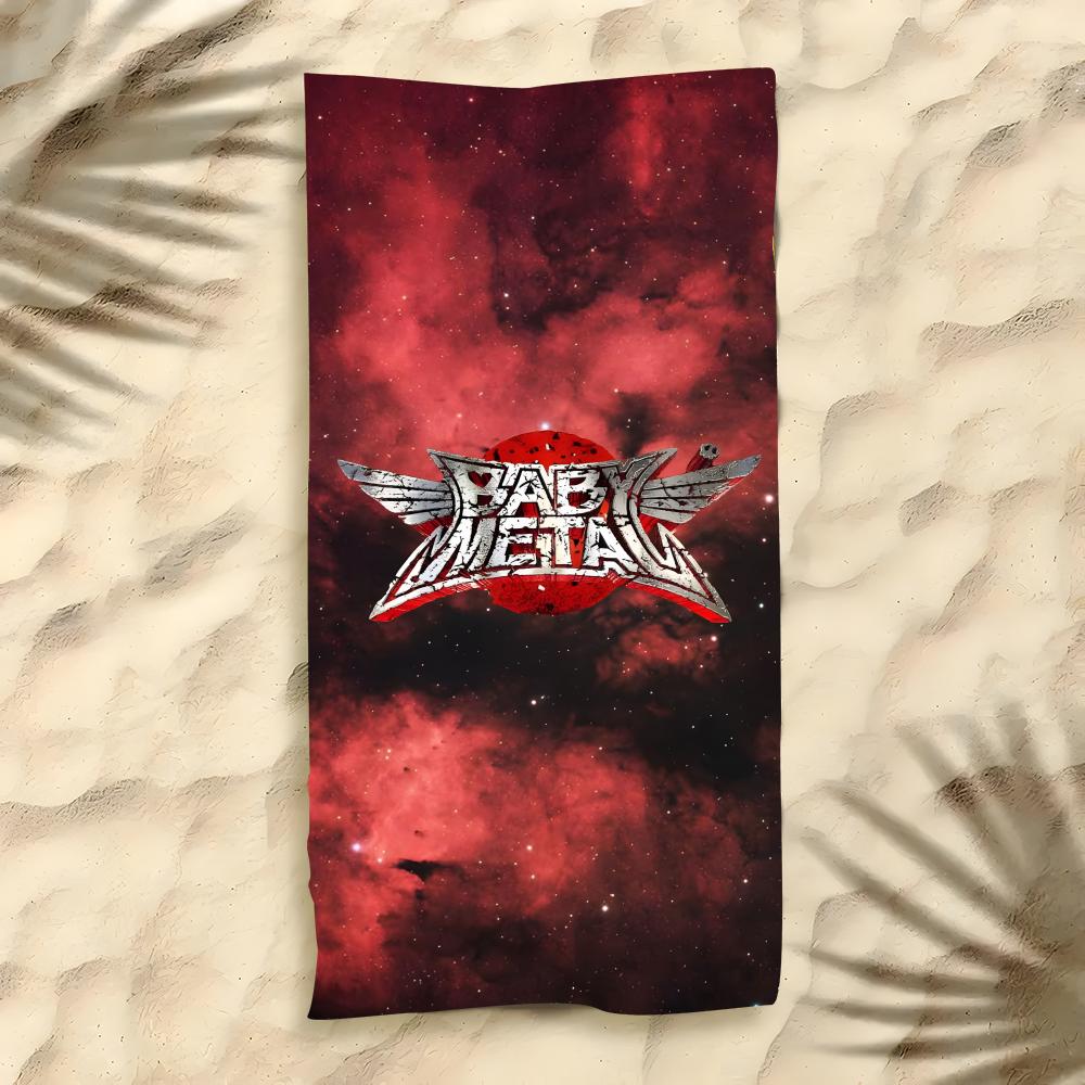 Band BABYMETAL Towel Towel Soft Pool Gift For Travel Gym Shower Camping Quick Dry Sports Large Beach Towels