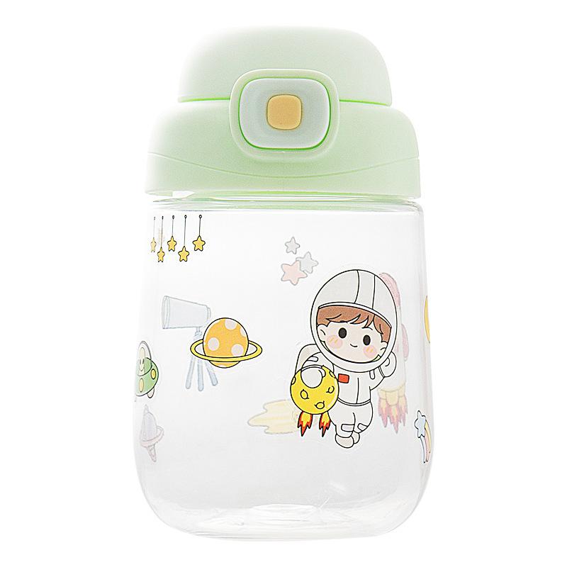 Šálek se slámou Girls Dobře vypadající nový přenosný hrnek na vodu Letní Odolný vůči vysokým teplotám Odolný proti pádu