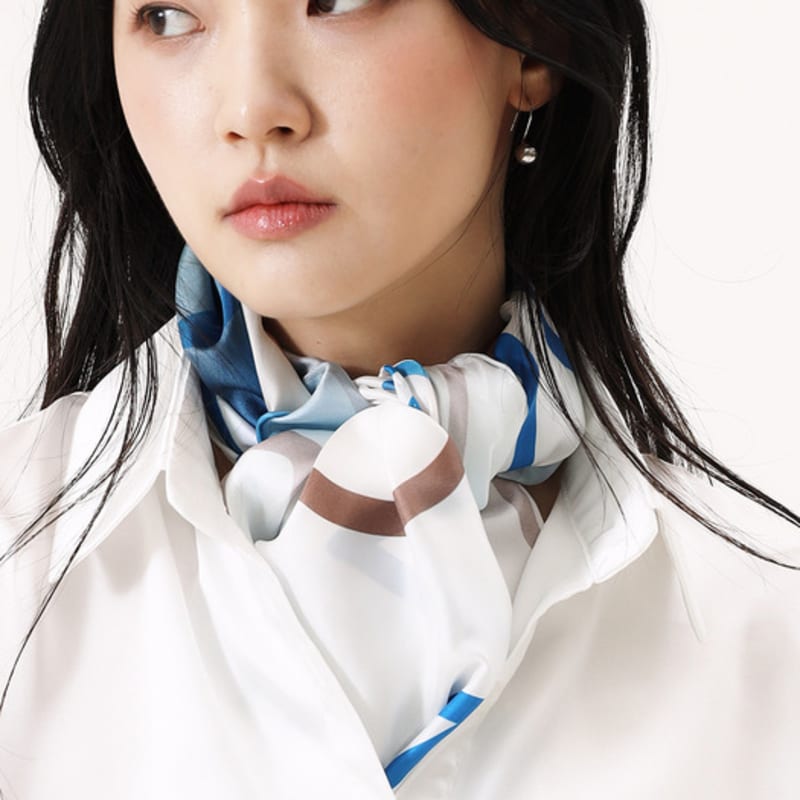 ONSZ Ink Bleeding Logo Silk Scarf