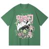 230 Gsm 100% Cotton Demon Slayer V6 Mitsuri Print Unisex Heavy Cotton T Shirt