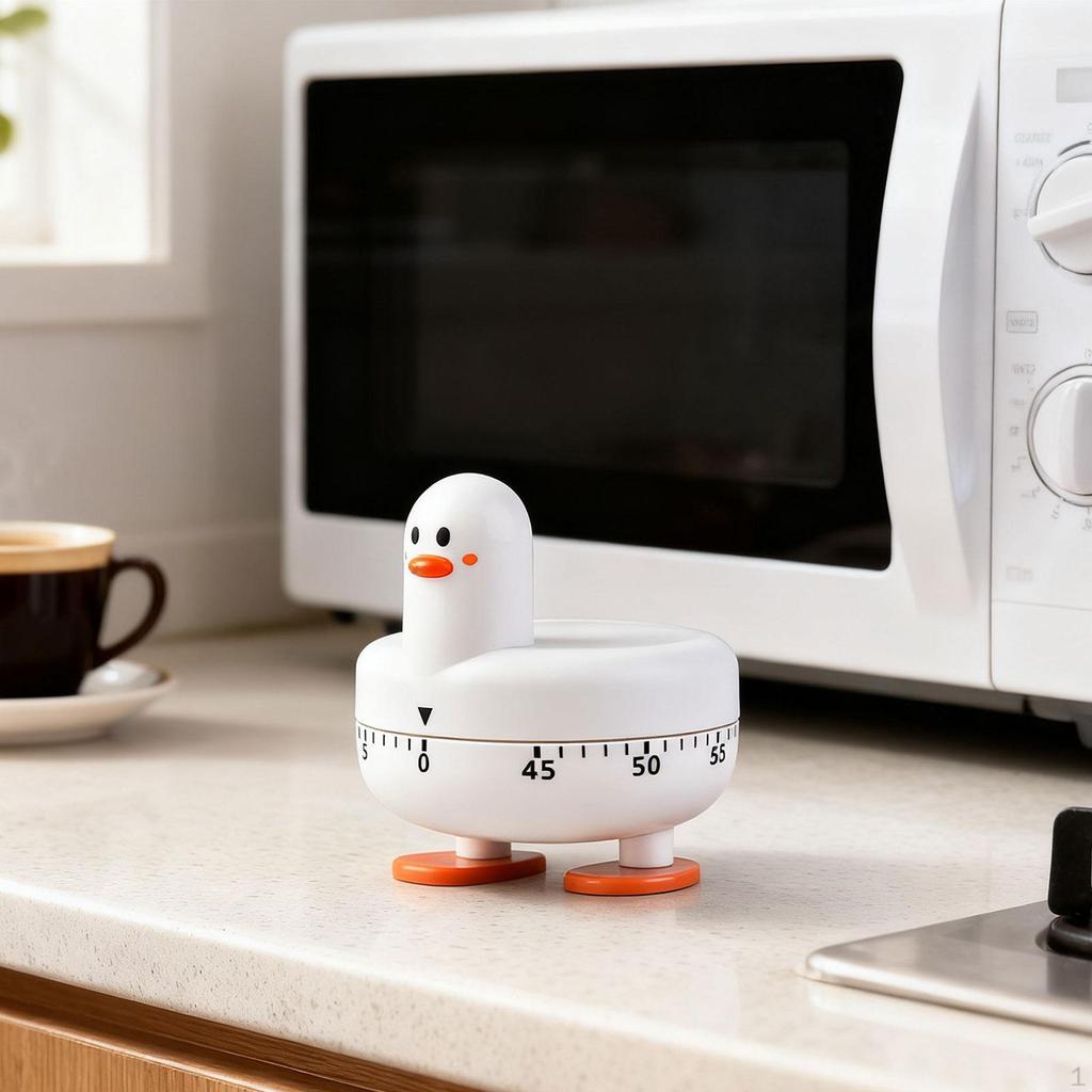 Kitchen Timer Wind Up Time Management 60 Minute Egg for Reading Sports Fitness Home