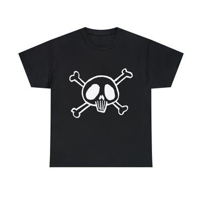 Pirate Skull And Bones Sketch Graphic Tee Shirt, S-5XL